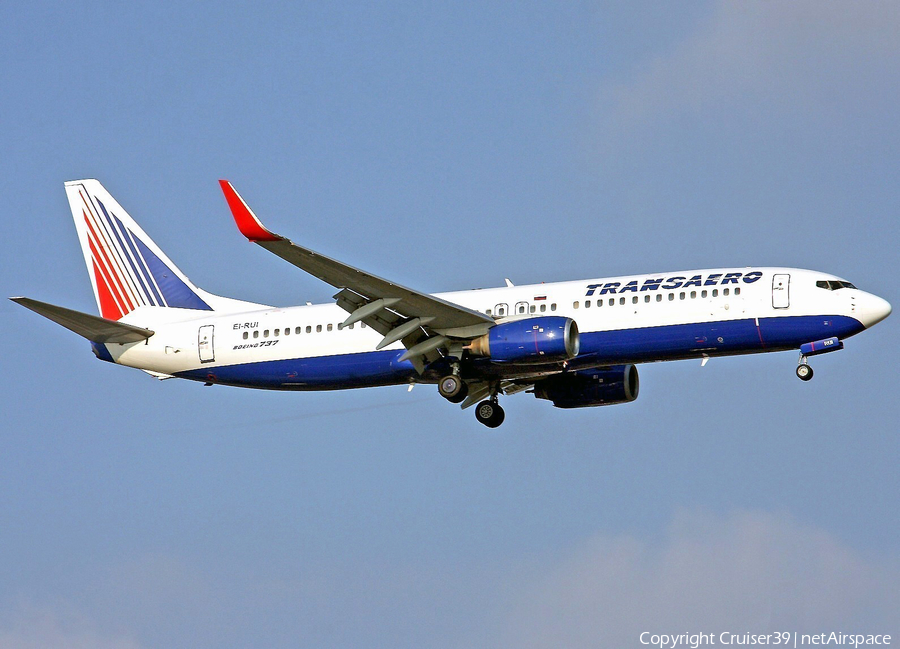 Transaero Airlines Boeing 737-85P (EI-RUI) | Photo 135007