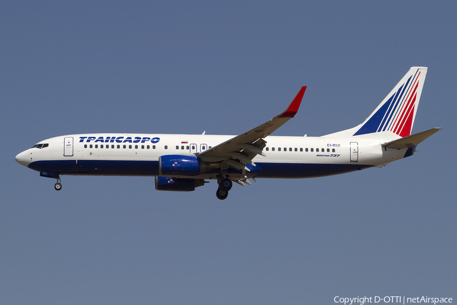 Transaero Airlines Boeing 737-85P (EI-RUI) | Photo 415680