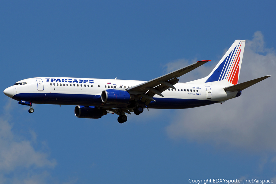 Transaero Airlines Boeing 737-81Q (EI-RUJ) | Photo 276999