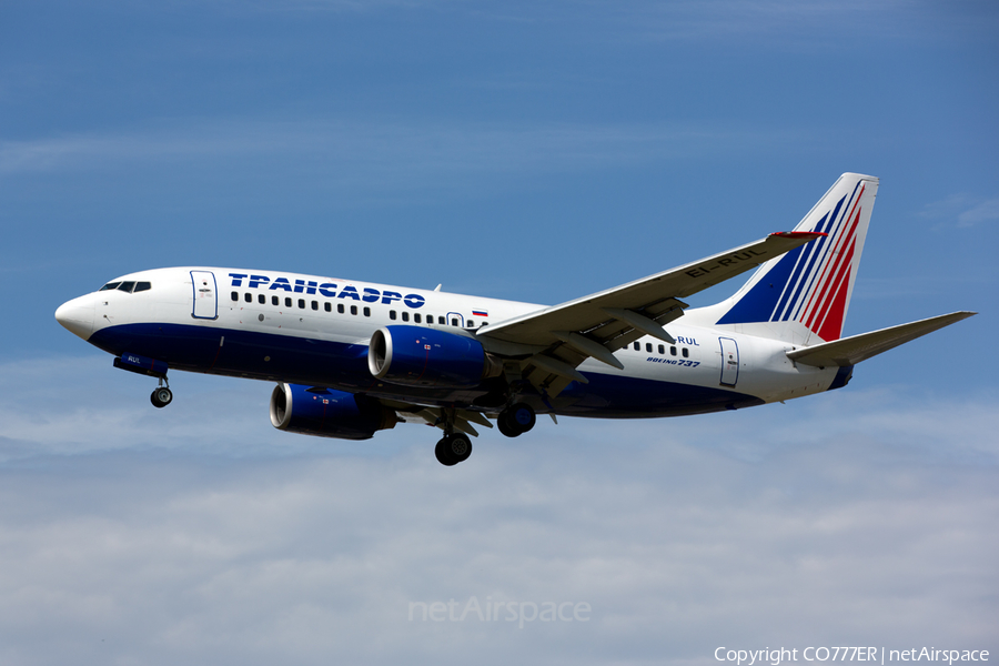 Transaero Airlines Boeing 737-7K9 (EI-RUL) | Photo 83484