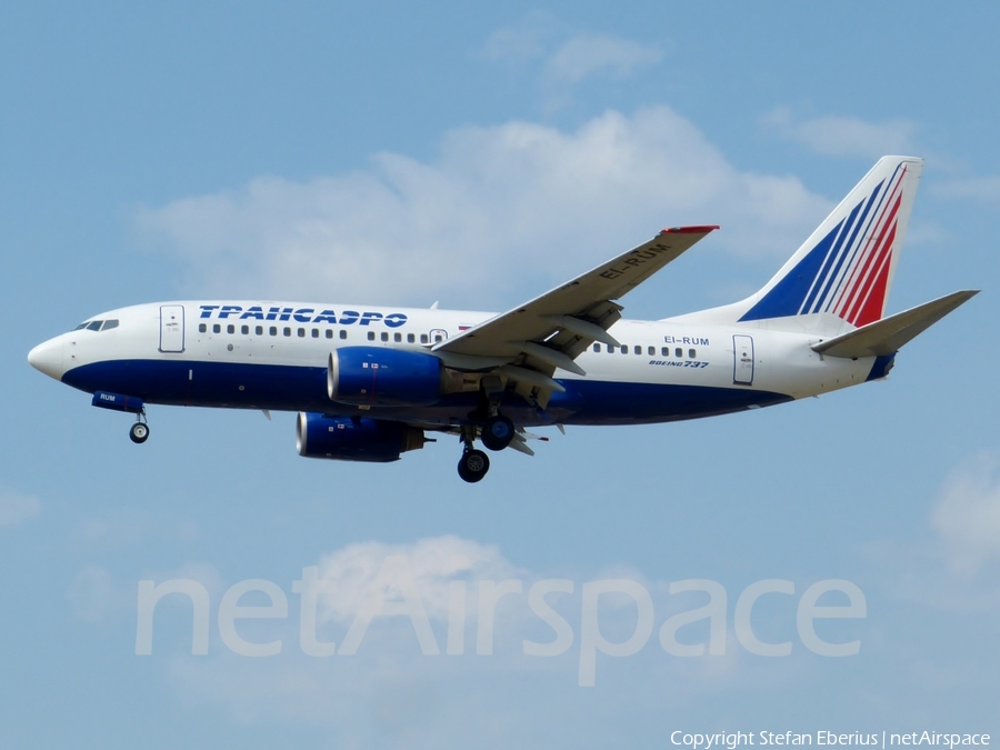 Transaero Airlines Boeing 737-7K9 (EI-RUM) | Photo 127855