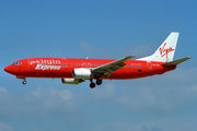 Virgin Express Ireland Boeing 737-43Q (EI-TVB) at  Brussels - International, Belgium