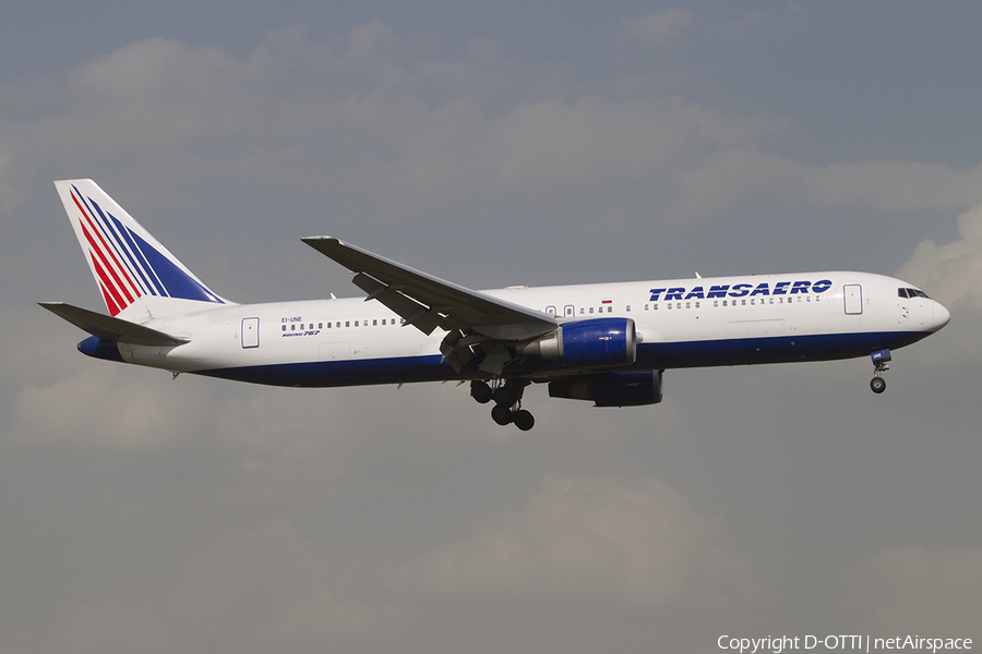Transaero Airlines Boeing 767-3Q8(ER) (EI-UNE) | Photo 382527