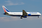 Transaero Airlines Boeing 767-3Q8(ER) (EI-UNE) at  London - Heathrow, United Kingdom