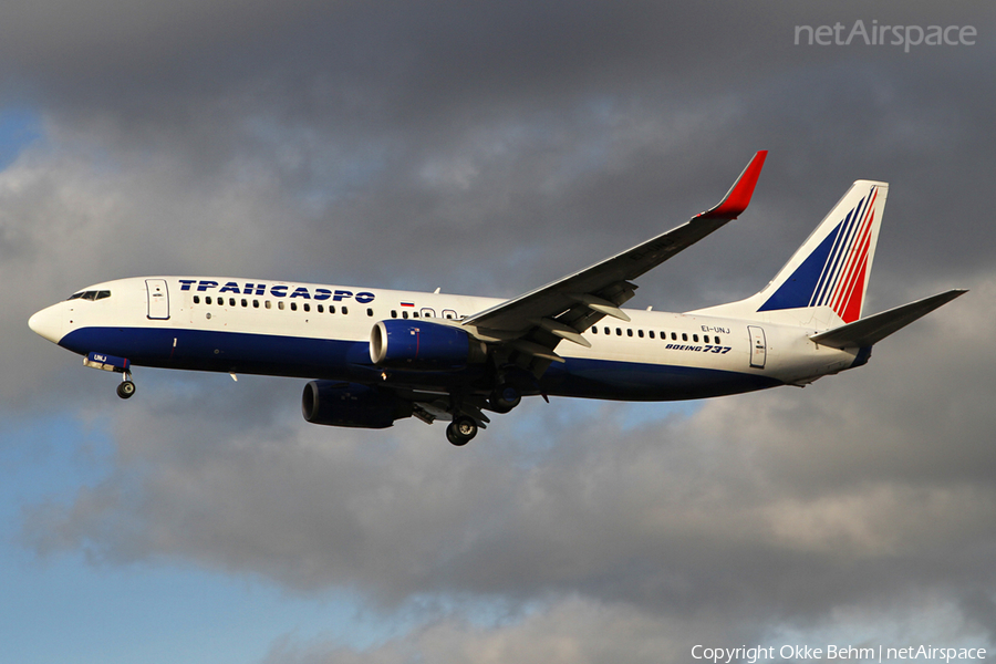 Transaero Airlines Boeing 737-86J (EI-UNJ) | Photo 41608