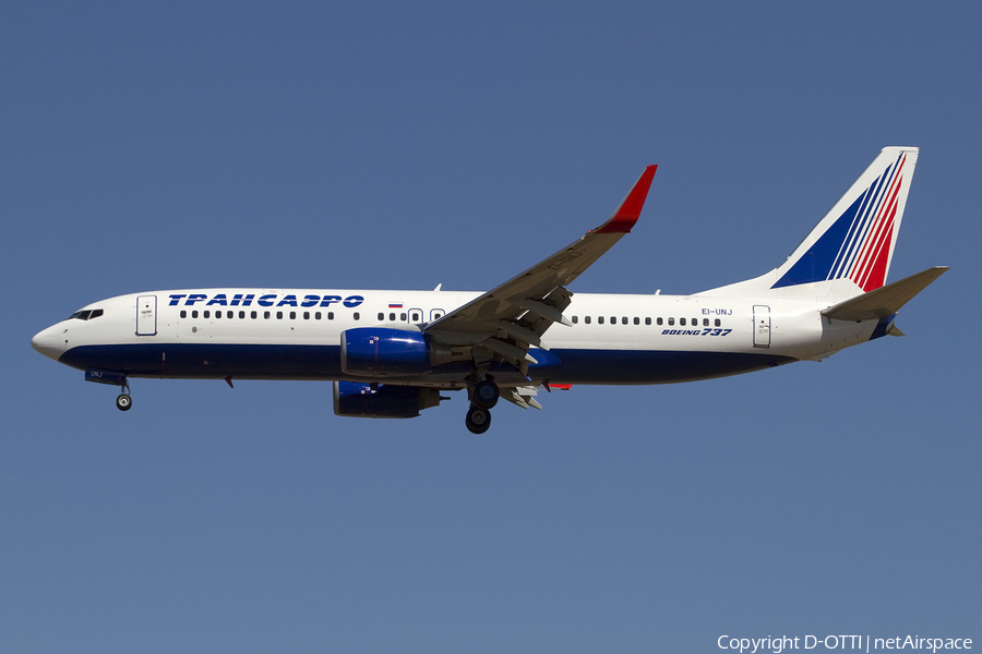 Transaero Airlines Boeing 737-86J (EI-UNJ) | Photo 414968