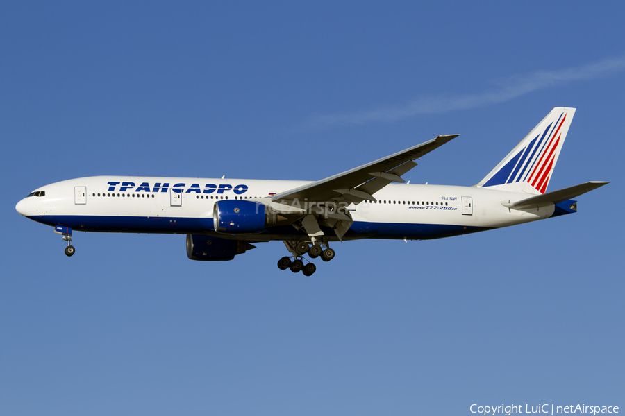 Transaero Airlines Boeing 777-222(ER) (EI-UNW) | Photo 267540