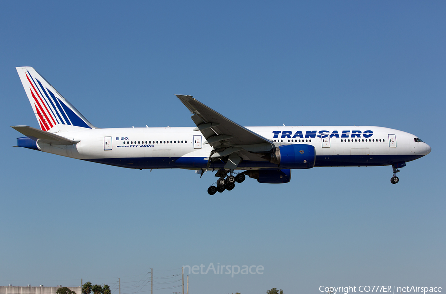 Transaero Airlines Boeing 777-222(ER) (EI-UNX) | Photo 14114