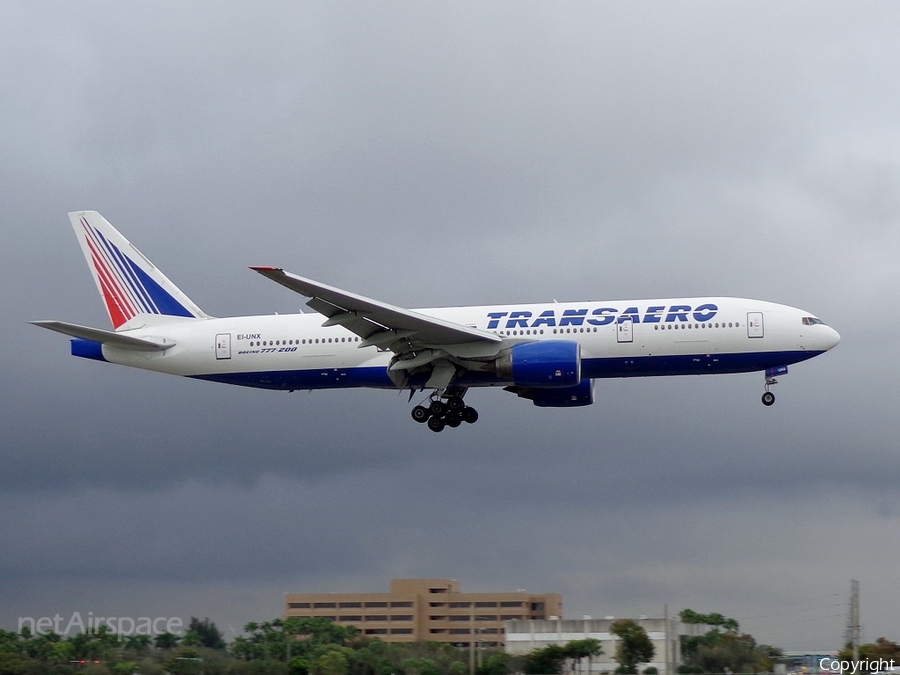 Transaero Airlines Boeing 777-222(ER) (EI-UNX) | Photo 41078