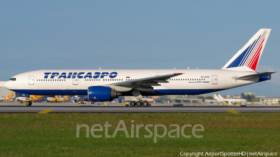 Transaero Airlines Boeing 777-222(ER) (EI-UNX) | Photo 76082