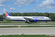 Transaero Airlines Boeing 777-222(ER) (EI-UNX) at  Moscow - Domodedovo, Russia