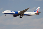 Transaero Airlines Boeing 777-222(ER) (EI-UNX) at  Dubai - International, United Arab Emirates