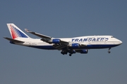 Transaero Airlines Boeing 747-446 (EI-XLD) at  Antalya, Turkey