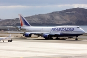 Transaero Airlines Boeing 747-446 (EI-XLE) at  Gran Canaria, Spain