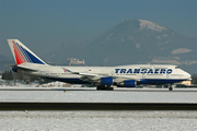 Transaero Airlines Boeing 747-446 (EI-XLG) at  Salzburg - W. A. Mozart, Austria