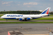 Transaero Airlines Boeing 747-446 (EI-XLJ) at  St. Petersburg - Pulkovo, Russia
