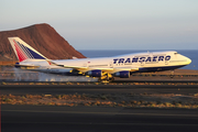 Transaero Airlines Boeing 747-412 (EI-XLK) at  Tenerife Sur - Reina Sofia, Spain