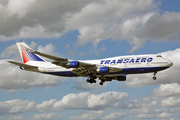 Transaero Airlines Boeing 747-412 (EI-XLM) at  Miami - International, United States