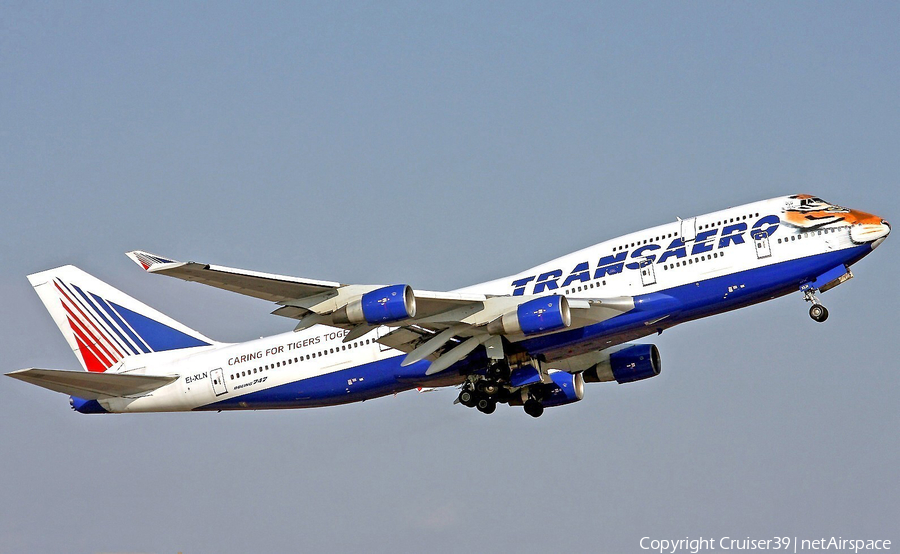 Transaero Airlines Boeing 747-412 (EI-XLN) | Photo 135525