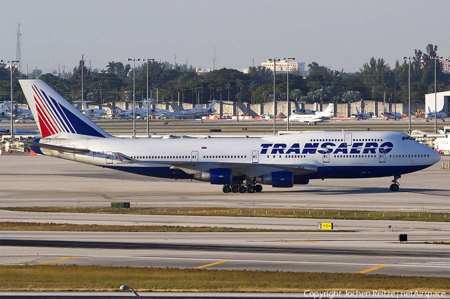 Transaero Airlines Boeing 747-412 (EI-XLO) | Photo 43071