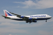 Transaero Airlines Boeing 747-444 (EI-XLZ) at  Bangkok - Suvarnabhumi International, Thailand