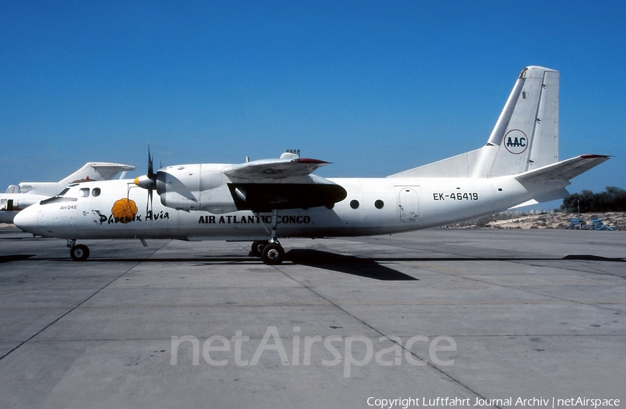 Air Atlantic Congo Antonov An-24B (EK-46419) | Photo 413006