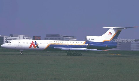 Armenian Airlines Tupolev Tu-154B-1 (EK-85166) at  Amsterdam - Schiphol, Netherlands