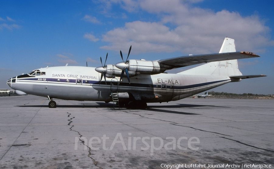 Santa Cruz Imperial Antonov An-12B (EL-ALA) | Photo 405588