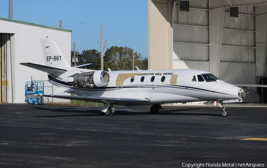 Peruvian Army (Ejercito del Peru) Cessna 560XL Citation XLS (EP-861) | Photo 543427
