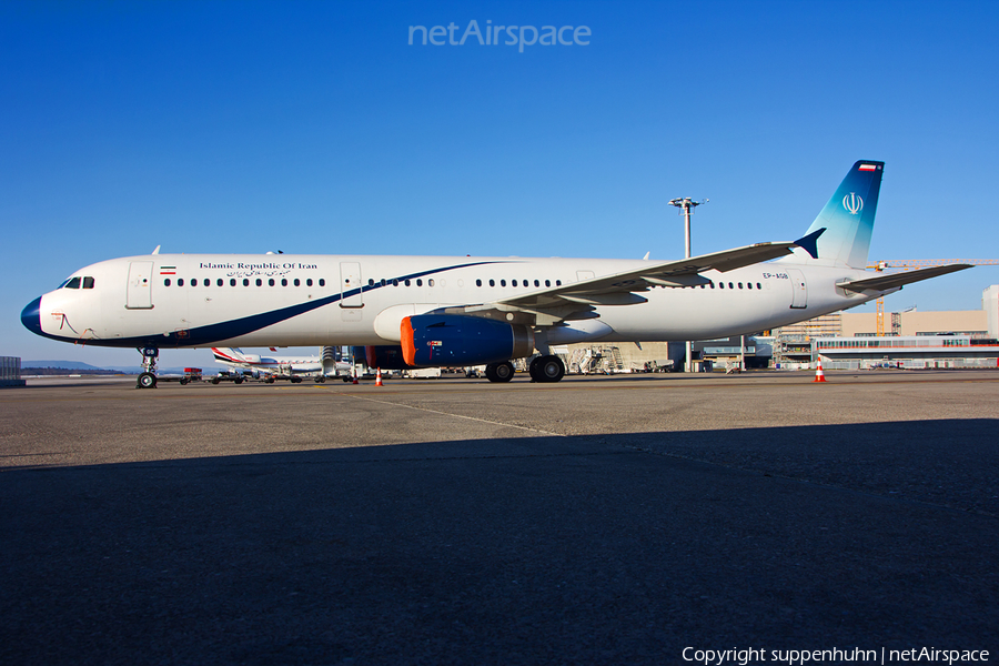 Iranian Government Airbus A321-231 (EP-AGB) | Photo 96646