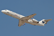 Iran Aseman Airlines Fokker 100 (EP-ATG) at  Dubai - International, United Arab Emirates