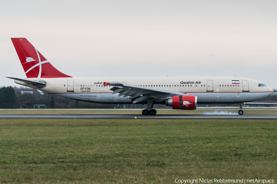 Qeshm Airlines Airbus A300B4-605R (EP-FQK) | Photo 284590