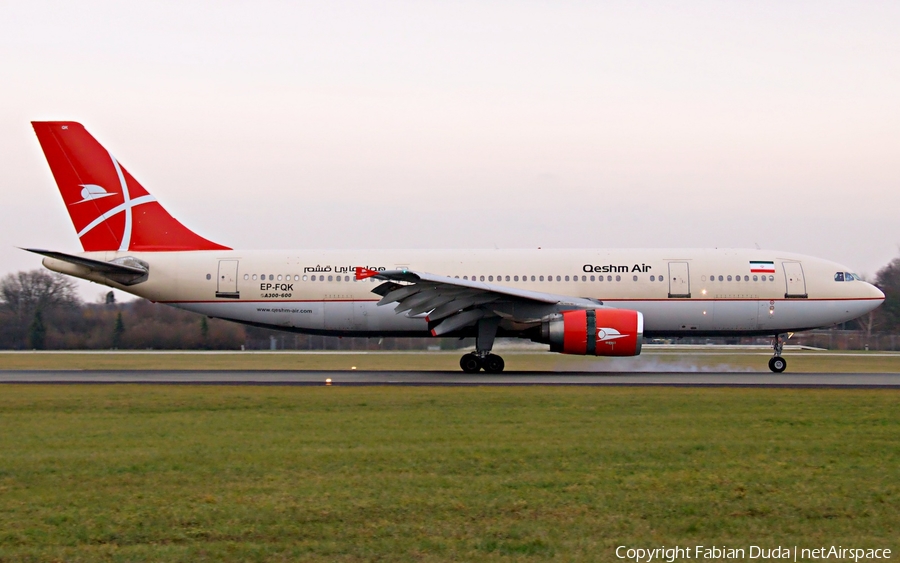 Qeshm Airlines Airbus A300B4-605R (EP-FQK) | Photo 284950