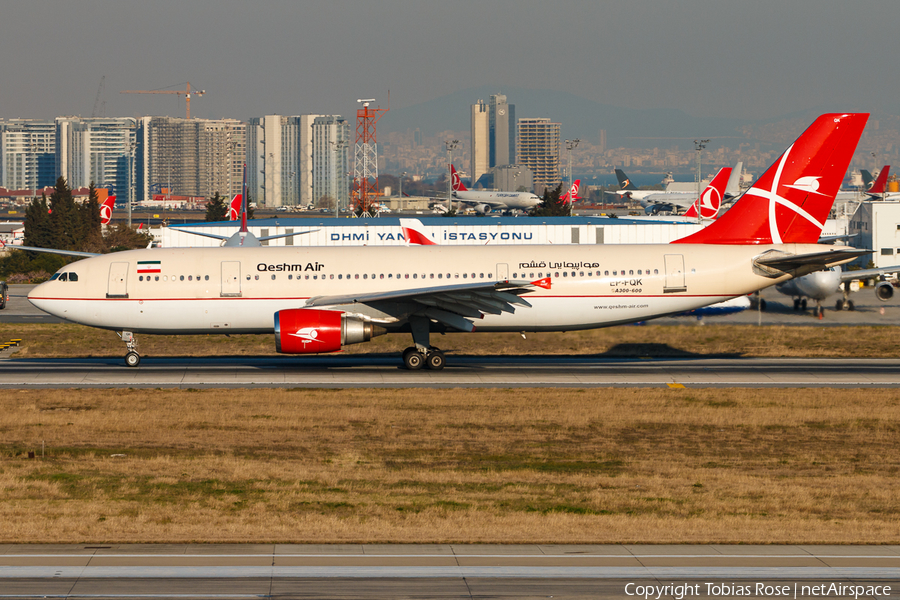 Qeshm Airlines Airbus A300B4-605R (EP-FQK) | Photo 313809