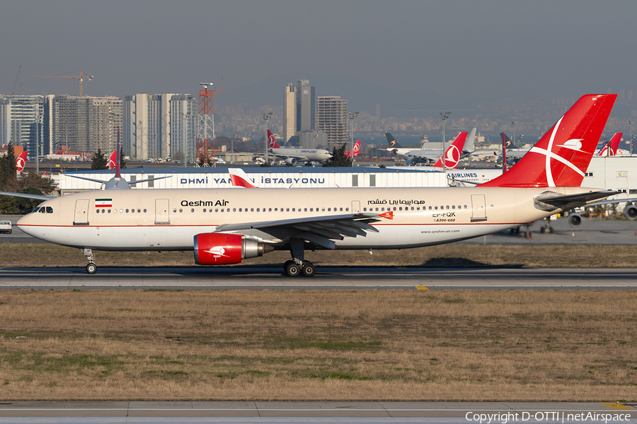 Qeshm Airlines Airbus A300B4-605R (EP-FQK) | Photo 309710