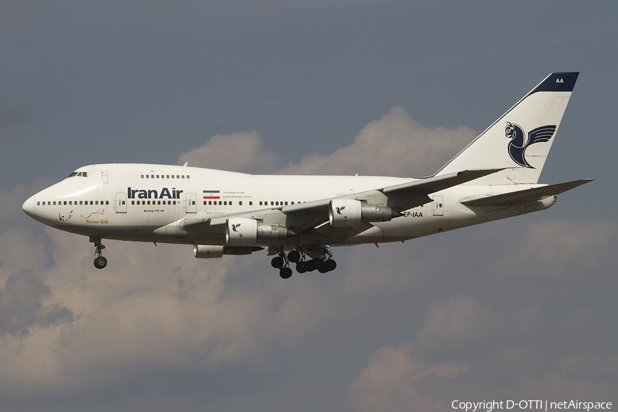 Iran Air Boeing 747SP-86 (EP-IAA) | Photo 381569