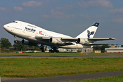 Iran Air Boeing 747SP-86 (EP-IAD) at  Hamburg - Fuhlsbuettel (Helmut Schmidt), Germany