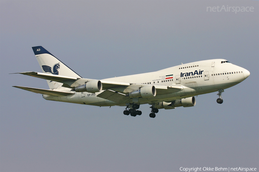 Iran Air Boeing 747SP-86 (EP-IAD) | Photo 38788