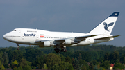 Iran Air Boeing 747SP-86 (EP-IAD) at  Hamburg - Fuhlsbuettel (Helmut Schmidt), Germany