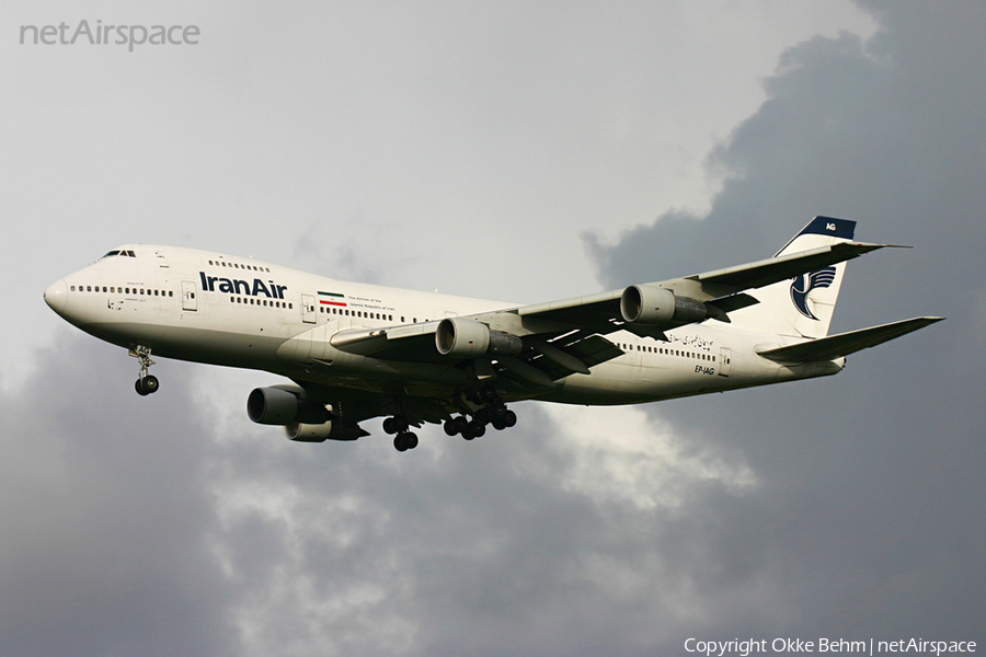 Iran Air Boeing 747-286B(M) (EP-IAG) | Photo 37615
