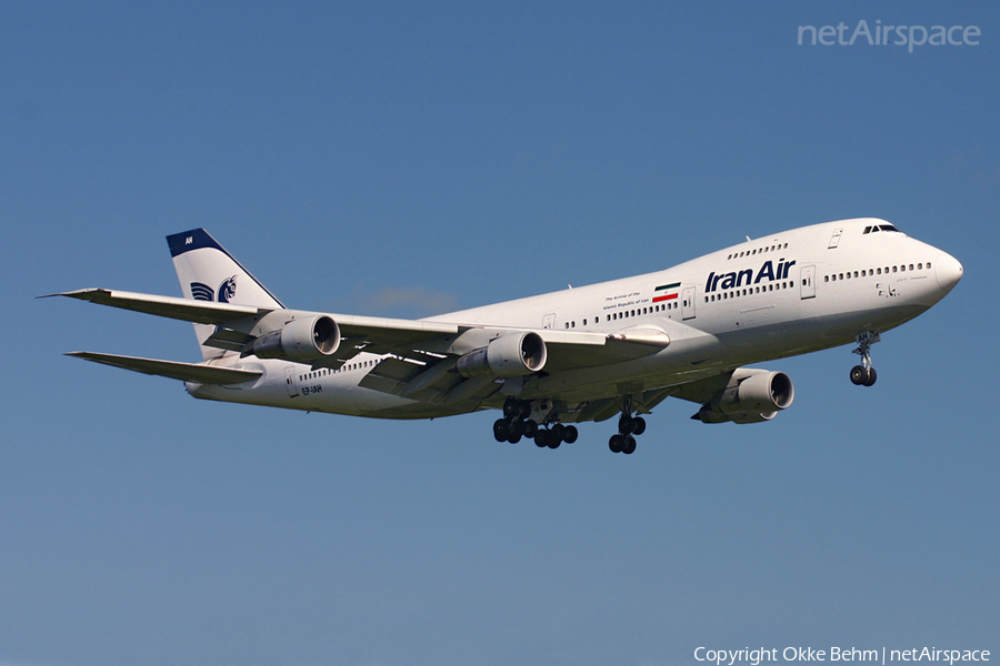 Iran Air Boeing 747-286B (EP-IAH) | Photo 37616