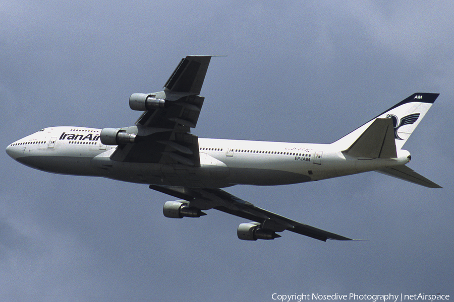 Iran Air Boeing 747-186B (EP-IAM) | Photo 1074