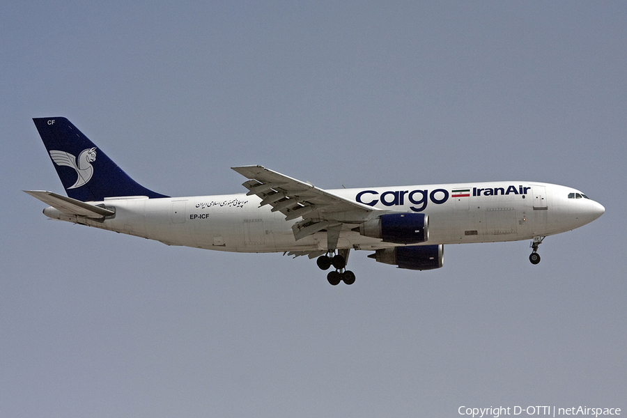 Iran Air Cargo Airbus A300B4-203(F) (EP-ICF) | Photo 286796