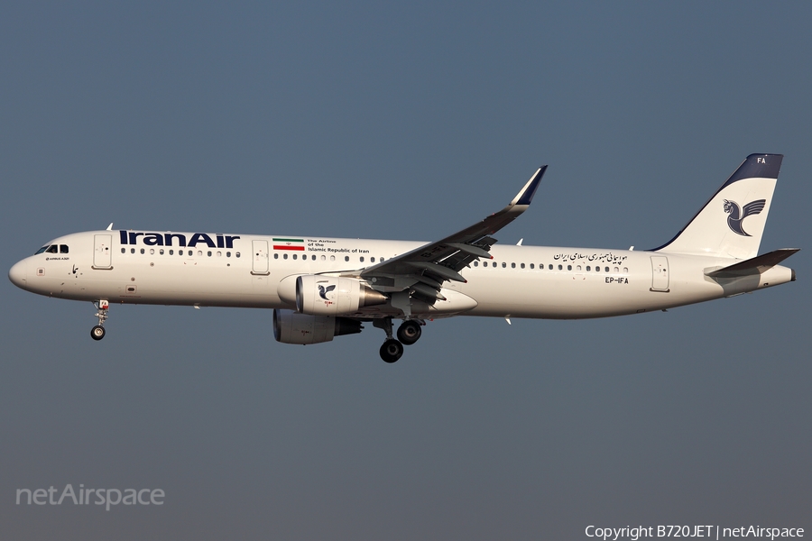 Iran Air Airbus A321-211 (EP-IFA) | Photo 145889