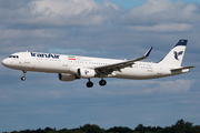 Iran Air Airbus A321-211 (EP-IFA) at  Hamburg - Fuhlsbuettel (Helmut Schmidt), Germany