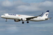 Iran Air Airbus A321-211 (EP-IFA) at  Hamburg - Fuhlsbuettel (Helmut Schmidt), Germany