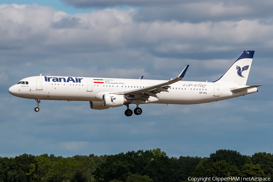 Iran Air Airbus A321-211 (EP-IFA) | Photo 257724