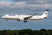 Iran Air Airbus A321-211 (EP-IFA) at  Hamburg - Fuhlsbuettel (Helmut Schmidt), Germany