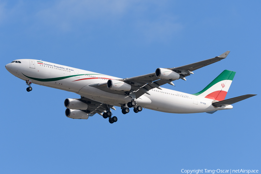 Iranian Government Airbus A340-313X (EP-IGA) | Photo 642825