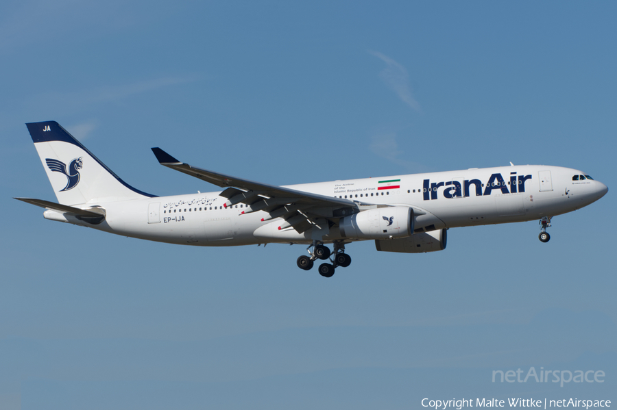 Iran Air Airbus A330-243 (EP-IJA) | Photo 435407